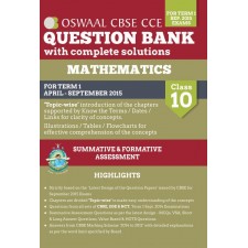OSWAAL QUESTION BANK WITH COMPLETE SOLUTIONS MATHS CLASS 10 TERM 1